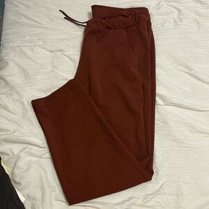 Maroon stretch trousers size M